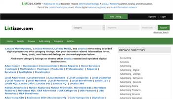 Listizze.com - National to local business related information listings.